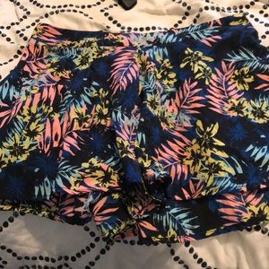 Floral patterned shorts